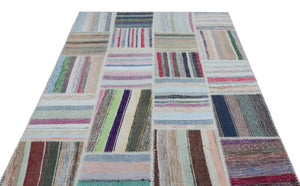 Apex Kilim Patchwork Unique Striped 25489 160 x 228 cm