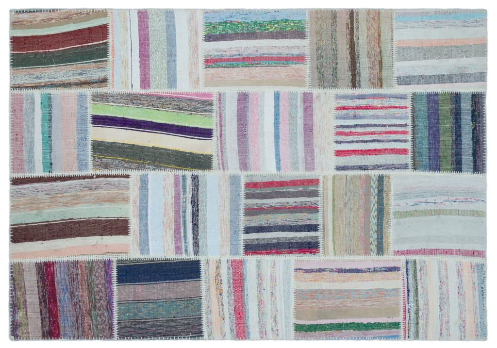 Apex Kilim Patchwork Unique Striped 25489 160 x 228 cm