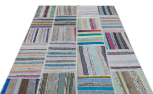 Apex Kilim Patchwork Unique Striped 25494 160 x 228 cm