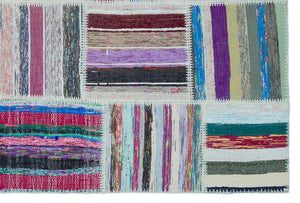 Apex Kilim Patchwork Unique Striped 25496 154 x 228 cm