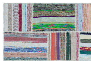 Apex Kilim Patchwork Unique Striped 25496 154 x 228 cm