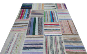 Apex Kilim Patchwork Unique Striped 25497 160 x 224 cm