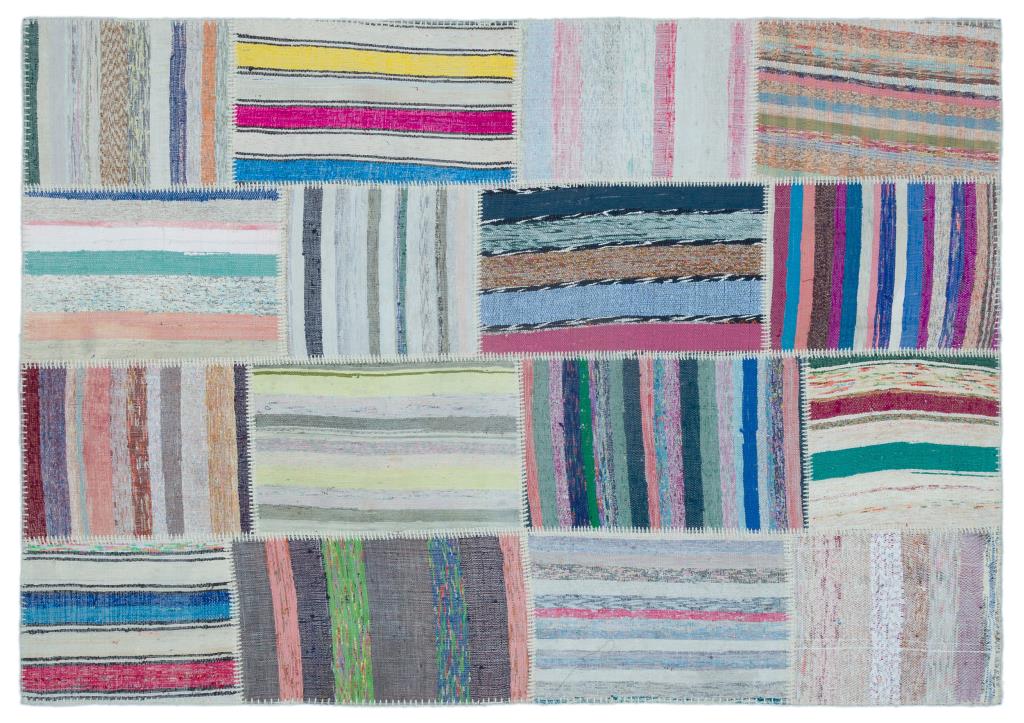 Apex Kilim Patchwork Unique Striped 25499 160 x 225 cm