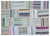 Apex Kilim Patchwork Unique Striped 25503 160 x 224 cm