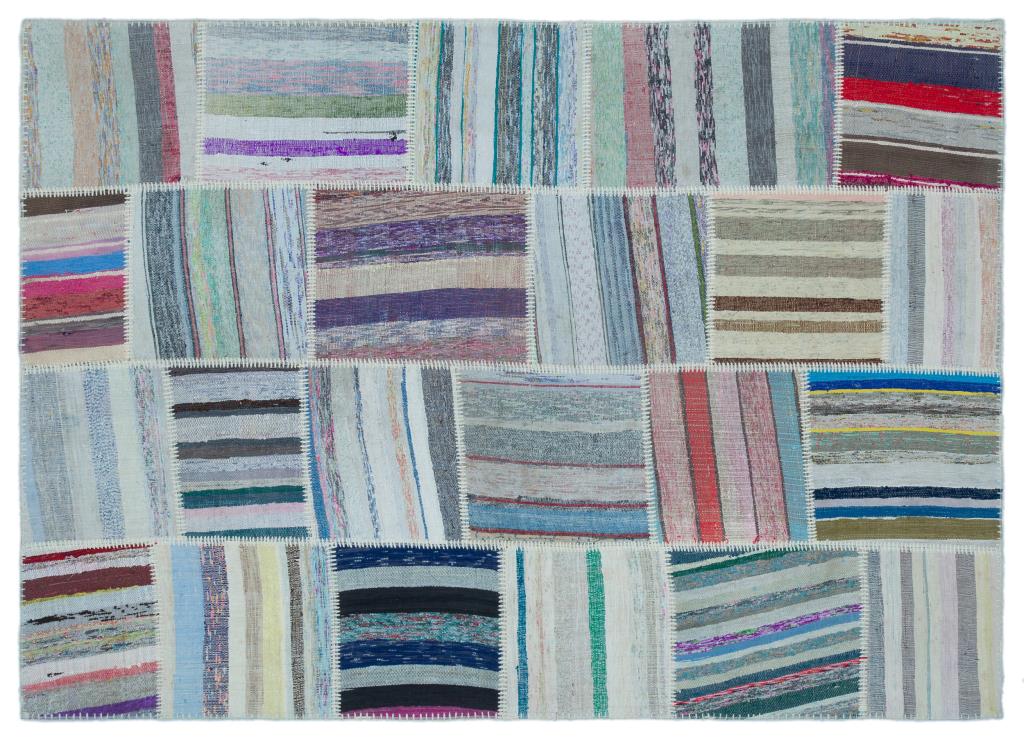 Apex Kilim Patchwork Unique Striped 25504 160 x 224 cm