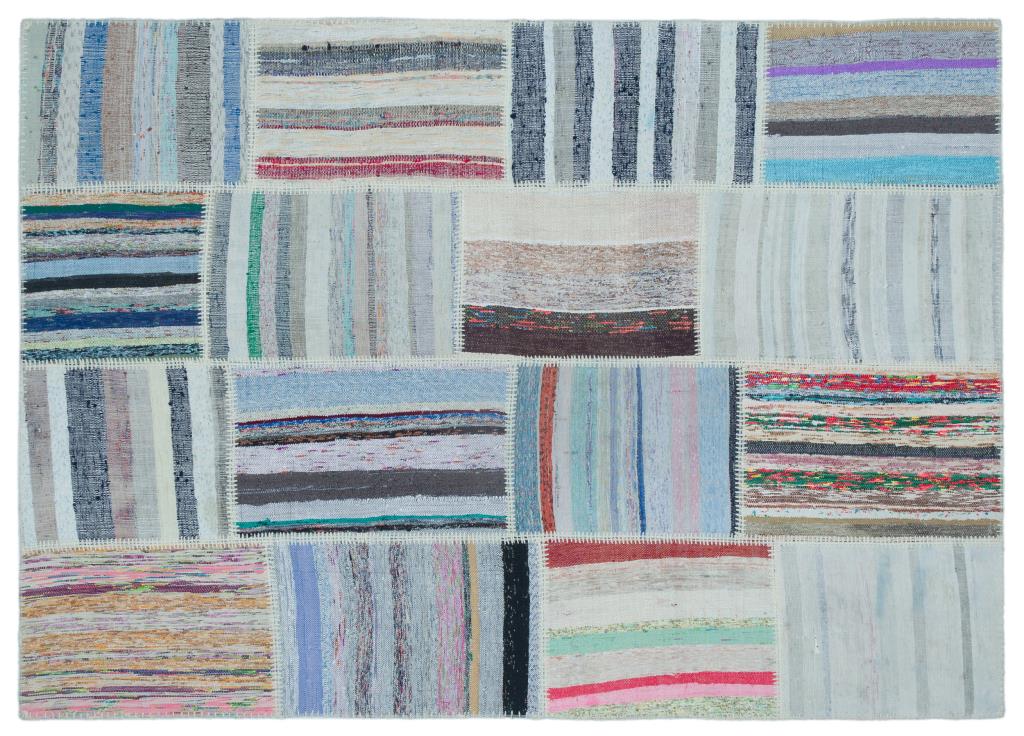 Apex Kilim Patchwork Unique Striped 25505 160 x 225 cm