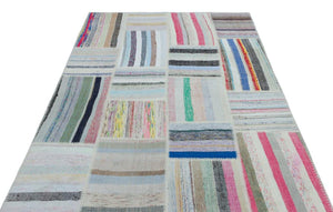 Apex Kilim Patchwork Unique Striped 25506 160 x 224 cm