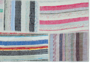 Apex Kilim Patchwork Unique Striped 25506 160 x 224 cm