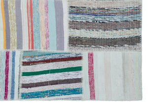 Apex Kilim Patchwork Unique Striped 25507 160 x 227 cm