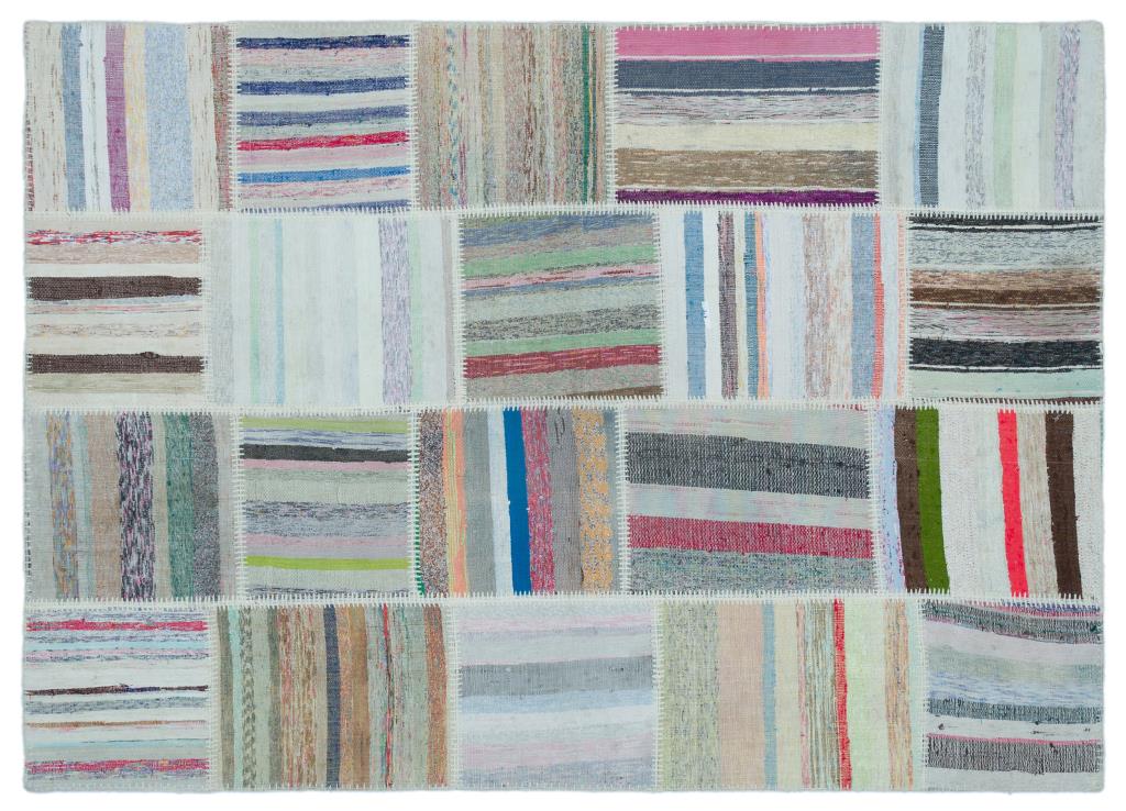 Apex Kilim Patchwork Unique Striped 25508 160 x 222 cm