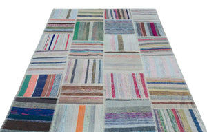 Apex Kilim Patchwork Unique Striped 25531 158 x 224 cm