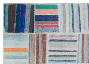 Apex Kilim Patchwork Unique Striped 25531 158 x 224 cm