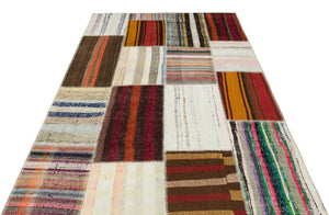 Apex Kilim Patchwork Unique Striped 36183 159 x 231 cm