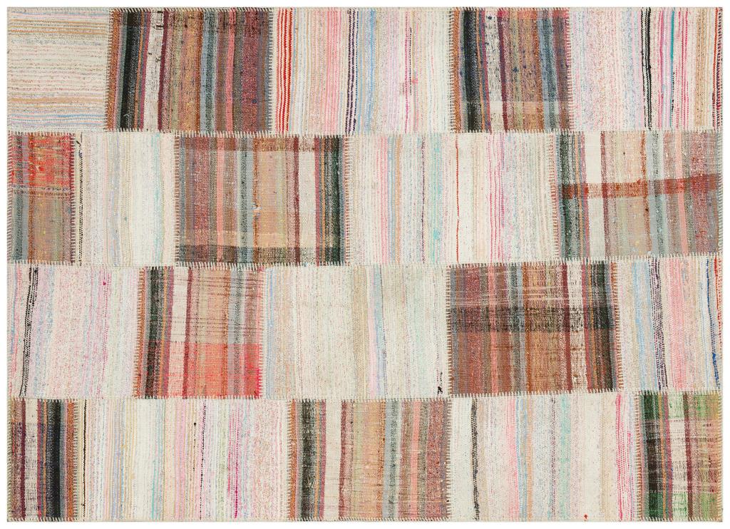 Apex Kilim Patchwork Unique Striped 36192 160 x 223 cm