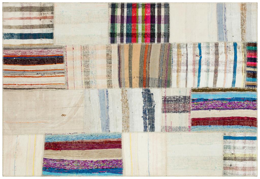 Apex Kilim Patchwork Unique Striped 36193 159 x 231 cm