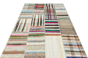 Apex Kilim Patchwork Unique Striped 36194 159 x 230 cm