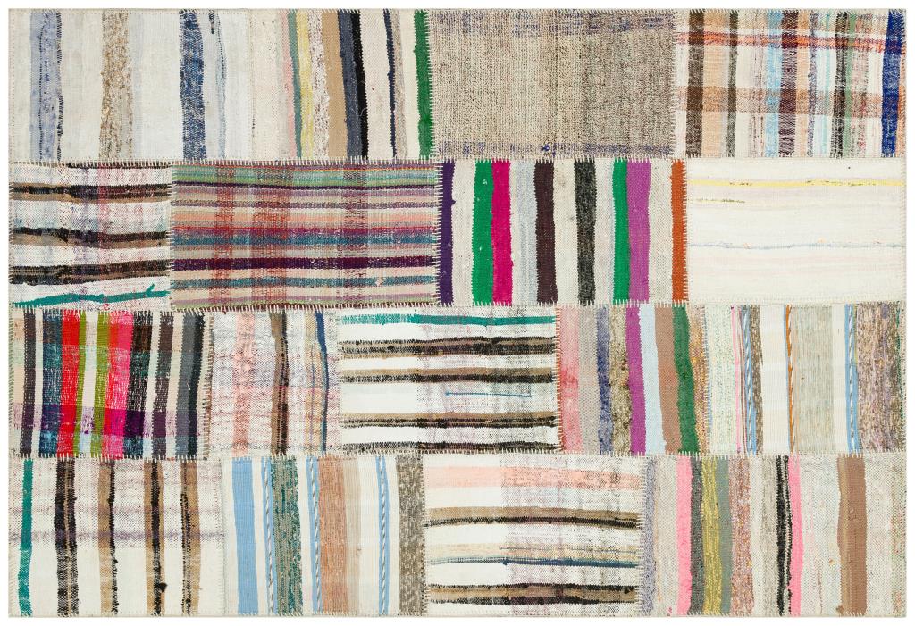 Apex Kilim Patchwork Unique Striped 36194 159 x 230 cm