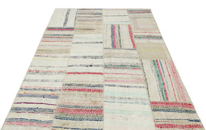 Apex Kilim Patchwork Unique Striped 36195 161 x 219 cm