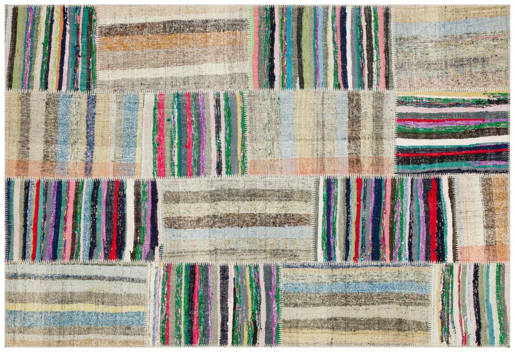 Apex Kilim Patchwork Unique Striped 36197 159 x 234 cm