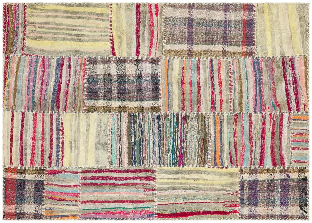 Apex Kilim Patchwork Unique Striped 36305 157 x 220 cm