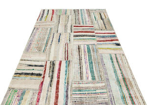 Apex Kilim Patchwork Unique Striped 36307 155 x 233 cm