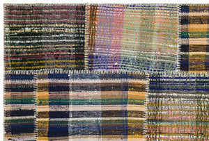 Apex Kilim Patchwork Unique Striped 36317 155 x 230 cm