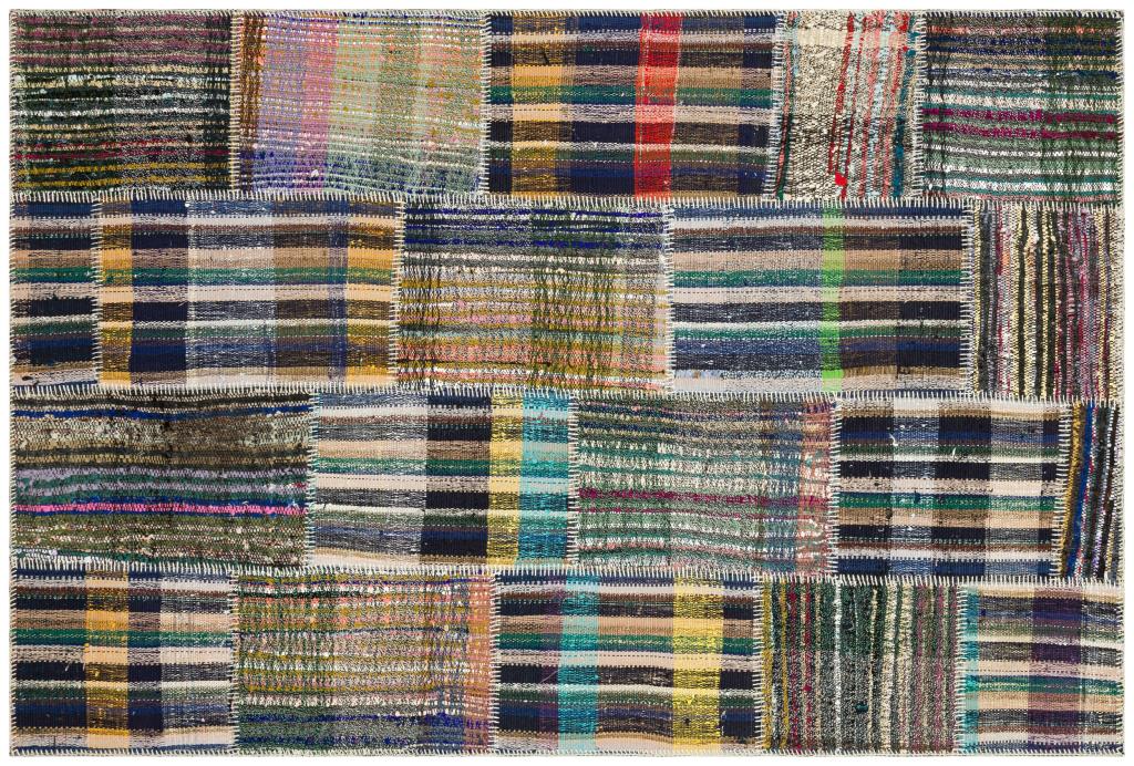 Apex Kilim Patchwork Unique Striped 36317 155 x 230 cm