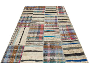 Apex Kilim Patchwork Unique Striped 36319 156 x 231 cm