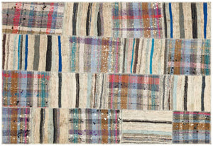 Apex Kilim Patchwork Unique Striped 36319 156 x 231 cm