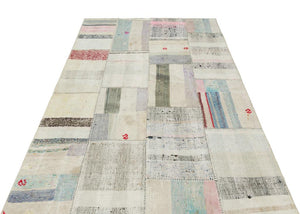 Apex Kilim Patchwork Unique Striped 36323 155 x 230 cm