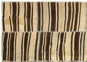 Apex Kilim Patchwork Unique Striped 36325 158 x 221 cm