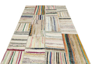 Apex Kilim Patchwork Unique Striped 36326 157 x 232 cm