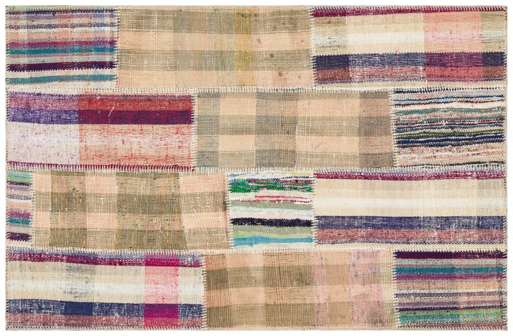 Apex Kilim Patchwork Unique Striped 36337 113 x 174 cm