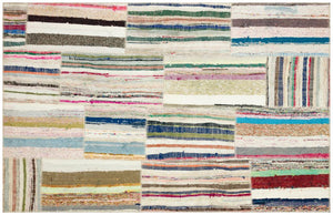 Apex Kilim Patchwork Unique Striped 36340 151 x 235 cm