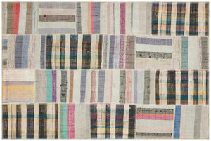 Apex Kilim Patchwork Unique Striped 36341 152 x 226 cm