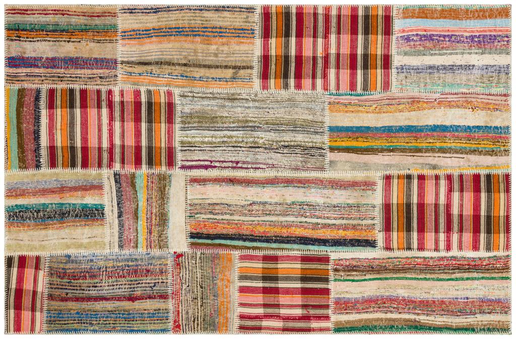 Apex Kilim Patchwork Unique Striped 36350 149 x 230 cm