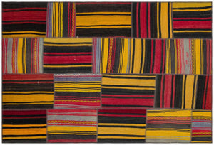 Apex Kilim Patchwork Unique Striped 36356 161 x 236 cm