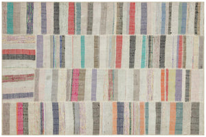 Apex Kilim Patchwork Unique Striped 36357 149 x 226 cm