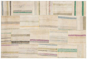 Apex Kilim Patchwork Unique Striped 36362 149 x 215 cm