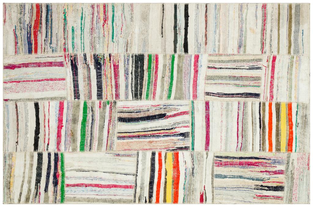 Apex Kilim Patchwork Unique Striped 36364 153 x 233 cm