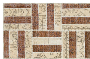 Apex patchwork carpet beige 20680 160 x 250 cm