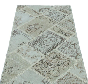 Apex patchwork carpet beige 25059 80 x 150 cm