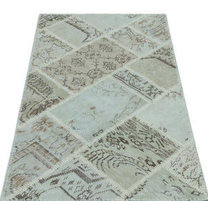 Apex patchwork carpet beige 25070 80 x 150 cm