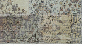 Apex patchwork carpet beige 25887 80 x 150 cm