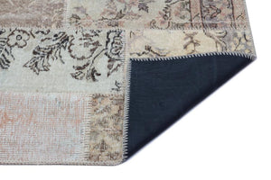 Apex patchwork carpet beige 25892 80 x 150 cm