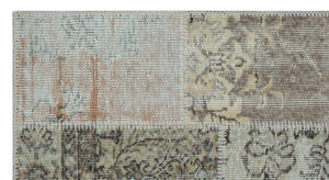 Apex patchwork carpet beige 25892 80 x 150 cm