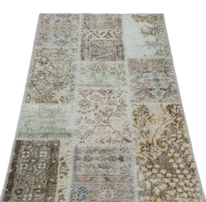 Apex patchwork carpet beige 25993 80 x 150 cm