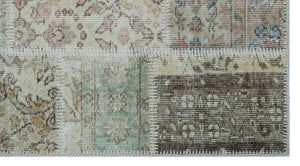 Apex patchwork carpet beige 25993 80 x 150 cm