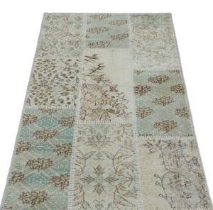 Apex patchwork carpet beige 26132 80 x 150 cm