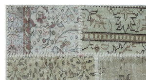 Apex patchwork carpet beige 26147 80 x 150 cm